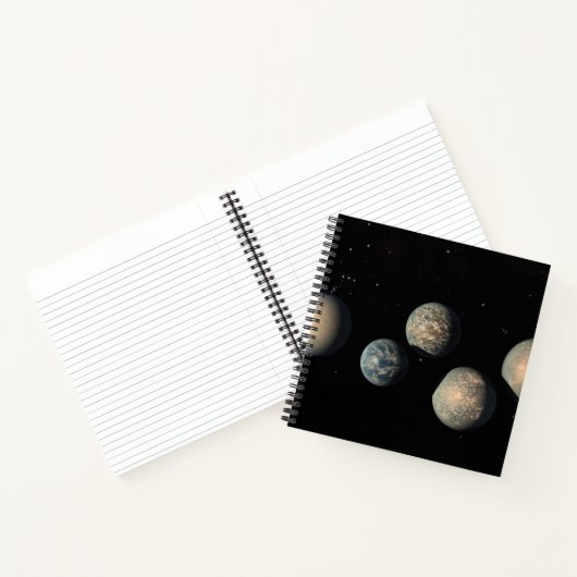 Die sieben Planeten der Erdgröße von Trappist-1 Notizblock (Innenseite)