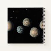Die sieben Planeten der Erdgröße von Trappist-1 Notizblock (Rückseite)