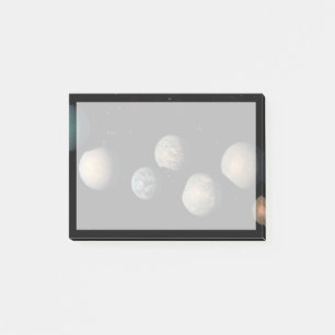 Die sieben Planeten der Erdgröße von Trappist-1 Post-it Klebezettel