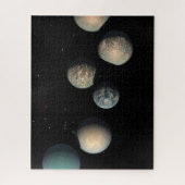 Die sieben Planeten der Erdgröße von Trappist-1 Puzzle (Vertikal)