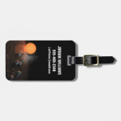 Die sieben Planeten von Trappist-1 sind im Orbit u Gepäckanhänger (Vorderseite horizontal)