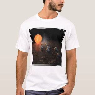 Die sieben Planeten von Trappist-1 sind im Orbit u T-Shirt