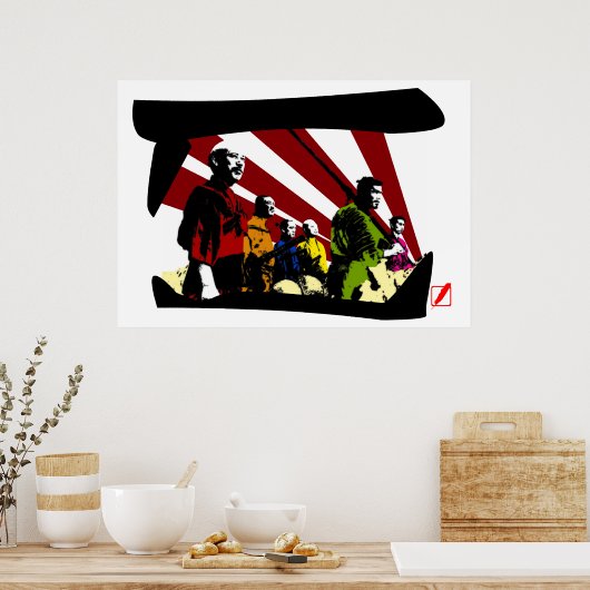 Die sieben poster (Küche)