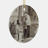 Die sieben Sakramente: Kommunion, 1779 (Stift, Keramik Ornament (Rechts)