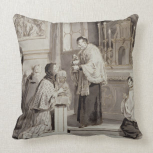 Die sieben Sakramente: Kommunion, 1779 (Stift, Kissen