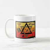 Die sieben Schäfer von Israel-Tasse Kaffeetasse (Links)