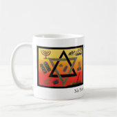 Die sieben Schäfer von Israel-Tasse Kaffeetasse (Links)