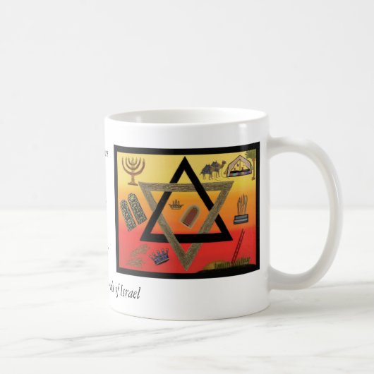 Die sieben Schäfer von Israel-Tasse Kaffeetasse (Rechts)