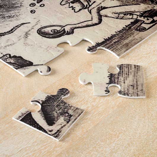 Die sieben tödlichen Sünden - Habsucht Puzzle (Seite)