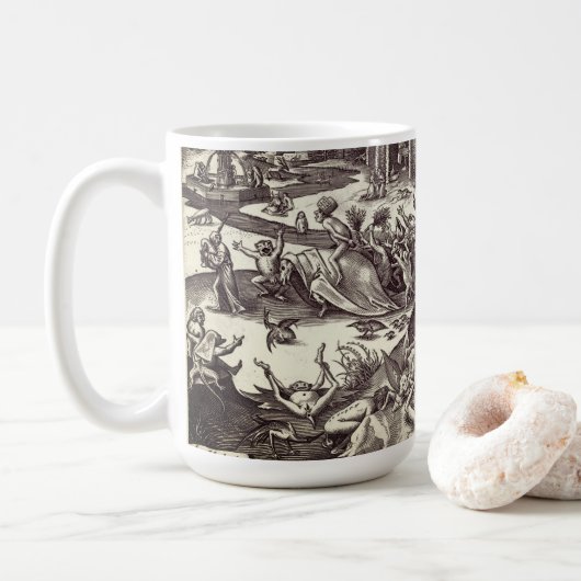 Die sieben tödlichen Sünden - Lust Kaffeetasse (Mit Donut)