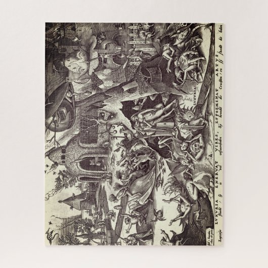 Die sieben tödlichen Sünden - Lust Puzzle (Vertikal)