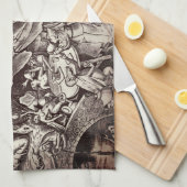 Die sieben Toten - Glutton Geschirrtuch (Viertel Falte)