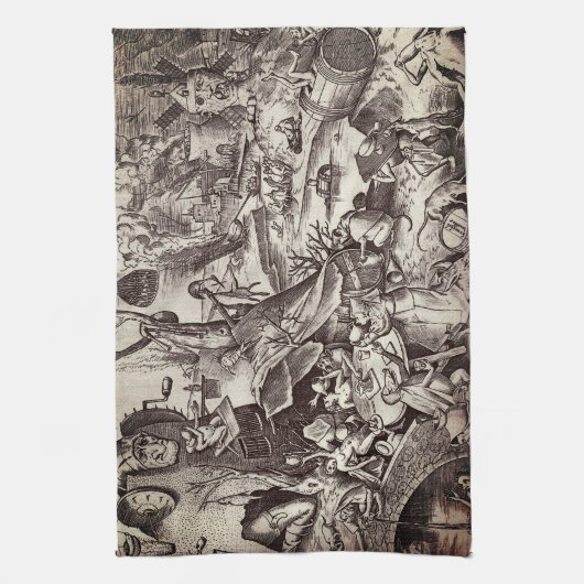 Die sieben Toten - Glutton Geschirrtuch (Vertikal)