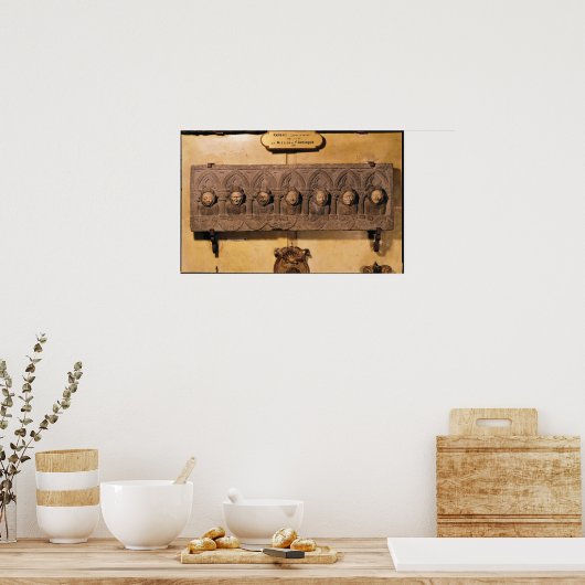 Die sieben Toten sitzen Poster (Küche)