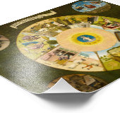 Die sieben Toten sitzen und die vier letzten Dinge Fotodruck (Ecke)