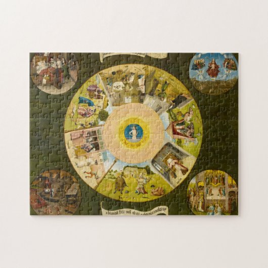 Die sieben Toten sitzen und die vier letzten Dinge Puzzle (Horizontal)