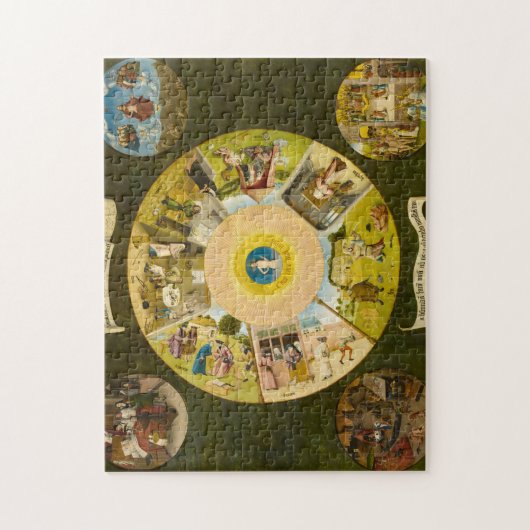 Die sieben Toten sitzen und die vier letzten Dinge Puzzle (Vertikal)