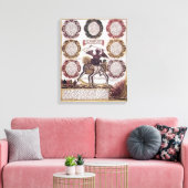 Die sieben Toten Sünden (Gravieren) Leinwanddruck (Insitu (Wohnzimmer))