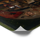 Die sieben Toten von Hieronymus Bosch Poster (Ecke)