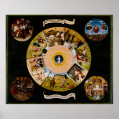 Die sieben Toten von Hieronymus Bosch Poster (Vorne)