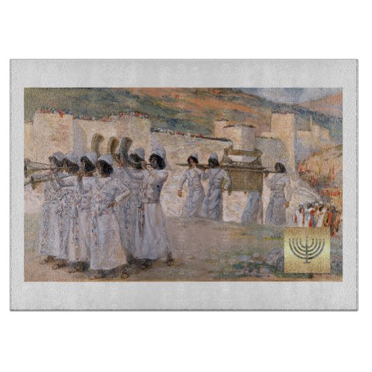 Die sieben Trumpeten von Jericho. Schneidebrett (Vorderseite)