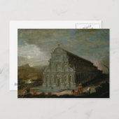 Die sieben Weltwunder Postkarte (Vorne/Hinten)