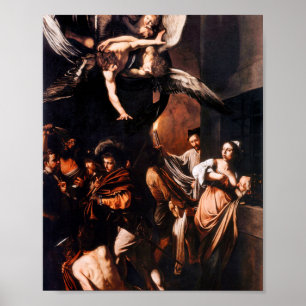 Die sieben Werke von Caravaggio Poster