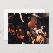 Die sieben Werke von Caravaggio Postkarte (Vorne/Hinten)