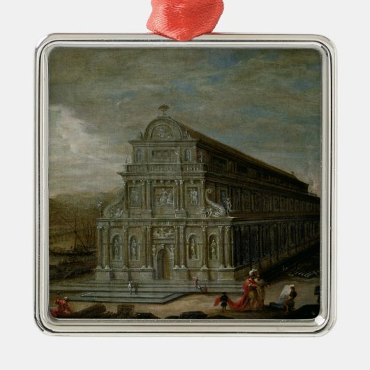 Die sieben Wunder der Welt Ornament Aus Metall (Vorne)