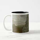 Die sieben Wunder der Welt Zweifarbige Tasse (Links)