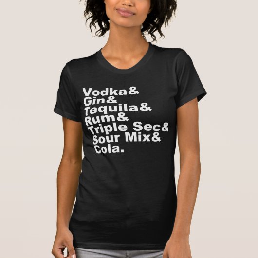 Die sieben Zutaten in einer langen Insel Tee (Vorderseite)