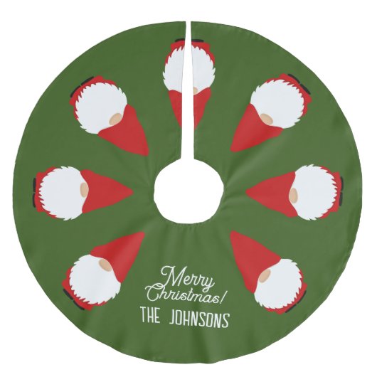 Die sieben Zwerge, der Weihnachtsbaumrock Polyester Weihnachtsbaumdecke (Vorderseite)