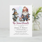 Die sieben Zwerge Einladung (Stehend Vorderseite)