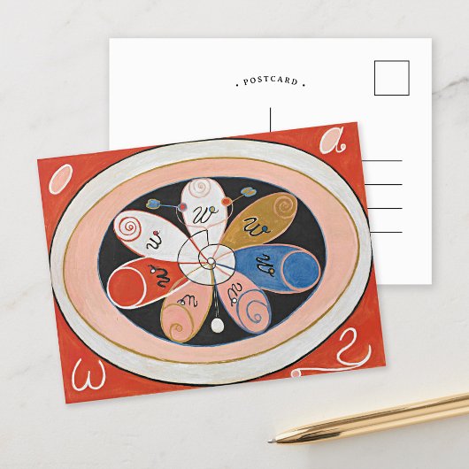 Die siebengepunkteten Sterne | Hilma af Klint Postkarte