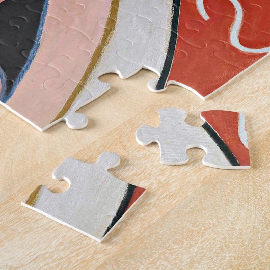 Die siebengepunkteten Sterne | Hilma af Klint Puzzle (Seite)