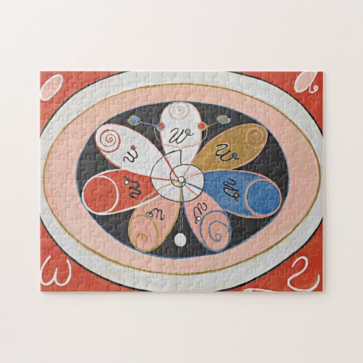 Die siebengepunkteten Sterne | Hilma af Klint Puzzle (Horizontal)