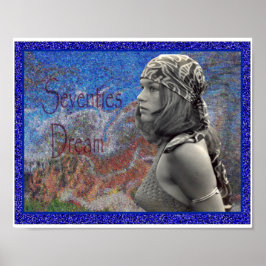 Die siebziger Jahre träumen Poster