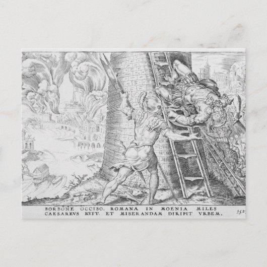 Die Siege von Charles V, 1527 Postkarte (Vorderseite)