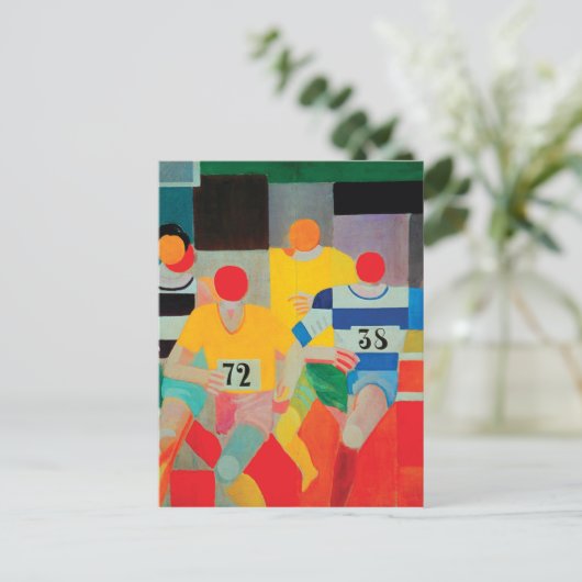 Die Sieger von Robert Delaunay Postkarte (Stehend Vorderseite)