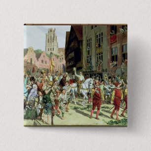 Die Siegesankunft in Rotterdam Button