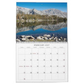 Die Sierra Nevada im Osten. Kalender (Feb 2027)