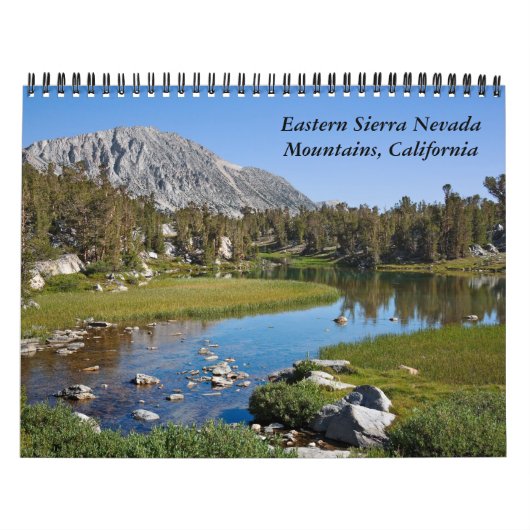 Die Sierra Nevada im Osten. Kalender (Titelbild)