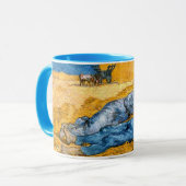 Die Siesta (1890) Landschaft Schöne Kunst Van Gogh Tasse (Vorderseite Links)