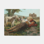 Die Siesta des Goatherder Girl's (von Carlo Ademol Fußmatte (Vorderseite)