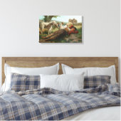 Die Siesta des Goatherder Girl's (von Carlo Ademol Leinwanddruck (Insitu (Schlafzimmer))