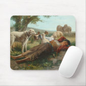 Die Siesta des Goatherder Girl's (von Carlo Ademol Mousepad (Mit Mouse)