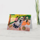 Die Siesta | Paul Gauguin | Karte (Vorderseite)