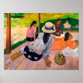 Die Siesta | Paul Gauguin | Poster (Vorne)