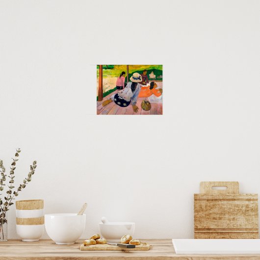 Die Siesta | Paul Gauguin | Poster (Küche)