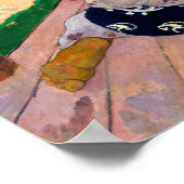 Die Siesta | Paul Gauguin | Poster (Ecke)